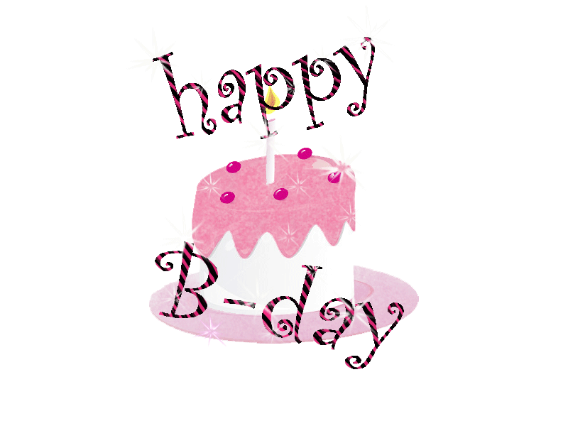 free happy birthday glitter clip art - photo #4
